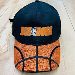Big Dogs Hat Basketball brim textured Strapback OSFA